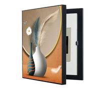 POCHY Copertura Quadro Elettrico Decorativa Nascondi Quadro Elettrico Coperchio Contatore Elettrico Decorativo Copertura Decorazione Dipinti (D,40X50CM/15.7x19.6in)