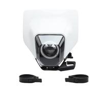 POCHY Faro Moto per Husqvarna 701 Piastra Faro Moto LED Angel Eyes Te 300 TC 250 FC Fe TX 125-500 Dirt Bike Enduro Motocross Faro