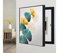 POCHY Quadro Elettrico Pittura Decorativa Copertura Del Quadro Elettrico, Copertura Decorativa Per Scatola Dei Fusibili da Parete(A,40X50CM(15.7x19.6in))