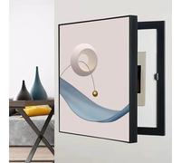 POCHY Quadro Elettrico Pittura Decorativa Copertura Del Quadro Elettrico, Copertura Decorativa Per Scatola Dei Fusibili da Parete(B,40X50CM(15.7x19.6in))