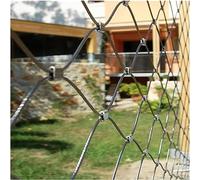 POCHY Rete Giardino Acciaio Inossidabile Rete Sicurezza Rete Metallica Acciaio Inossidabile 304 Rete per Pollame per Recinzione Barriera per Animali (Color : 5cm Mesh, Size : 0.8x3m)