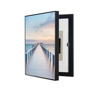 POCHY Scatola Del Contatore Elettrico Coperchio Decorativo, Contatore Della Quadro Copri Quadro Elettrico Decorativo Appeso, Nascondi Contatore(A,30x40CM/11.8x15.7in)