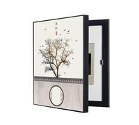 POCHY Scatola Del Contatore Elettrico Coperchio Decorativo, Contatore Della Quadro Copri Quadro Elettrico Decorativo Appeso, Nascondi Contatore(F,35X45CM/13.7x17.7in)