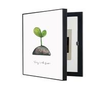 POCHY Scatola Del Contatore Elettrico Coperchio Decorativo, Contatore Della Quadro Copri Quadro Elettrico Decorativo Appeso, Nascondi Contatore(D,35X45CM/13.7x17.7in)