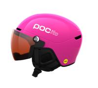 POCito Obex Mips Visor, casco da sci con visiera, junior, rosa fluorescente 55-58cm Fluorescent Pink