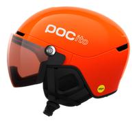 POCito Obex Visor, casco da sci con visiera, junior, florescent orange 48-52cm Fluorescent Orange