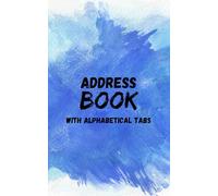 Pocket Address Book with Alphabetical Tabs - Small Purse Size (5x8) with Calendar & Birthday Reminder: Compact Journal to Record Telephone Number, ... and Notes for Home and Office (A-Z Index)