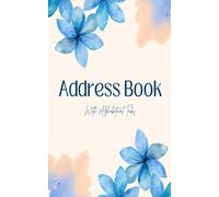 Pocket Address Book with Alphabetical Tabs - Small Purse Size (5x8) with Calendar & Birthday Reminder: Compact Journal to Record Telephone Number, ... and Notes for Home and Office (A-Z Index)