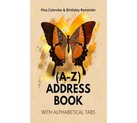Pocket Address Book with Alphabetical Tabs - Small Purse Size (5x8) with Calendar & Birthday Reminder: Compact Journal to Record Telephone Number, ... and Notes for Home and Office (A-Z Index)