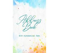 Pocket Address Book with Alphabetical Tabs - Small Purse Size (5x8) with Calendar & Birthday Reminder: Compact Journal to Record Telephone Number, ... and Notes for Home and Office (A-Z Index)