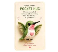 Pocket Animal Hug Ghost Inspirational Comforting Support Relief Keepsake