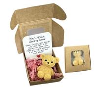 Pocket Bear Hug, mini bambola a forma di orso, fatta a mano, per adulti, amanti, donne, amici, bambini, buona fortuna