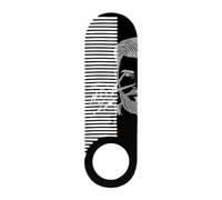 Pocket Beard Comb - Compact Mustache Styling Brush | Anti Snag Hair Grooming Tool for Men with Portable Travel Design, Beard Shaping Care, Husband Father Gift, Daily Grooming Kit, Small Carry Use
