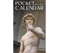 Pocket Calendar 2025-2026: Two-Year Monthly Planner for Purse, 24 Months from January 2025 to December 2026 with Inspirational Quotes | Famous Statue in Italy Cover