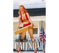 Pocket Calendar 2025-2026: Two-Year Monthly Planner for Purse with Inspirational Quotes | 24 Month Small Organizer January 2025-December 2026 | Retro Hollywood Pin-Up Girl Cover