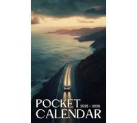 Pocket Calendar 2025-2026: Two-Year Pocket-Sized Organizer with Inspirational Quotes, 24 Months from January 2025 to December 2026 | Heavenly Roads Design