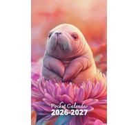Pocket Calendar 2026-2027: 2 Year Pocket Planner, from January 2026 to December 2027 | Walrus and Flowers Cover