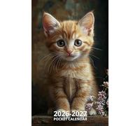 Pocket Calendar 2026-2027: 2 Year Pocket Planner January 2026 - December 2027 / Cute Kitty Cover