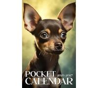 Pocket Calendar 2026-2027: 24-Month Purse Size Planner featuring Motivational Quotes for Reflection with Chihuahua Puppy Portrait Design, Perfect Gift for Friends or Family