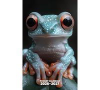 Pocket Calendar 2026-2027 for Purse: 2 Year Pocket Planner, from January 2026 to December 2027 | Baby Frog Design