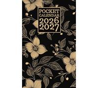 Pocket Calendar 2026-2027 for Purse: Compact Monthly Planner for Women - Elegant On-the-Go Organizer for Handbags, Totes, and Purses - Perfect for Scheduling, Goal Setting, and Daily Planning