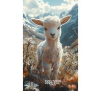 Pocket Calendar 2026-2027 for Purse: Small 2 Year Monthly Planner from January 2026 to December 2027 with Holidays, Goat Cover Design