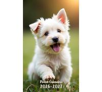 Pocket Calendar 2026-2027: Small 2-Year Monthly agenda from January 2026 to December 2027 purse size | West Highland Terrier (Westie) Dog Design