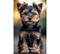 Pocket Calendar 2026-2027: Small 2-Year Monthly agenda from January 2026 to December 2027 purse size | Australian Terrier Dog Design