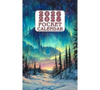 Pocket Calendar 2026-2028 for Purse: Three-Year Pocket Planner (January 2026 through December 2028) with Holidays and Motivational Quotes - Northern Lights Over Forest