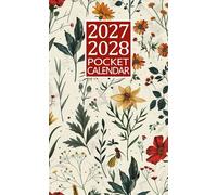 Pocket Calendar 2027-2028: Small 2-Year Monthly Planner For Purse from January 2027 to December 2028 With Holidays & Inspirational Quotes.