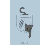 Pocket Cat 3 Notebook: Notebook, planner, journal, organiser, bullet journal, sketchbook_ 6x9 inches, 120 dotted pages