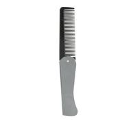 Pocket Comb for Men, Stainless Steel Metal Hair Comb, Small Pocket Size Beard and Mustache Combs for Men, Durable Travel Grooming Tool for Husband & Dad, Portable Styling Combs for Home & Vacation