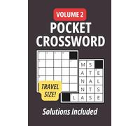Pocket Crossword Travel Size: Puzzles and Solutions Included (Volume 2)
