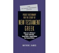 Pocket Dictionary for the Study of New Testament Greek