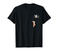 Pocket Fennec Fox Art Fenec Volpe Carino Animale Selvatico Maglietta