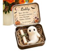 Pocket Ghost In A Box | Spooky Miniature Storage Tin