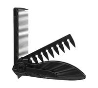 Pocket Grooming Comb - Folding Brush for Travel Ease | PP Material with Lightweight 80g Design, 22x4cm Size, Hair Styling Tool, Men Women Business Trip Outdoor Gym Everyday Birthday
