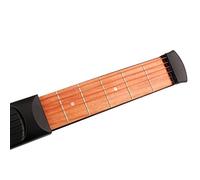 Pocket Guitar 6 Fret Practice Strings Tool Gadget per Principianti Nero