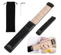 Pocket Guitar Chord Trainer, 6-Fret Compact Practice Neck per imparare la chitarra, tastiera da viaggio per principianti