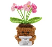 Pocket Hug Fiore Positivo | Wildflower-Inspired Soft Yarn for Knitting | Perfect Gifts for Best Friends, Girlfriends & Craft Lovers | Unique Small Presents for Birthdays, Anniversaries & More (Pink)