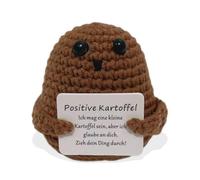 Pocket Hug Positive Patate, Creative Lana di Patate Bambola, Decorazione Casa, Focus Scuola Esame Diploma, Festa Laurea Studio, Coach Professore Motivazione, Regalo di Inizio della Scuola