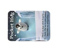 Pocket Hug Turtle - Mini resina animale gift, 3,54 x 6,3 pollici, Uplifting Message Design, simpatico giocattolo companion, Inspirational Keepsake Card for Comforting Gesture All Ages