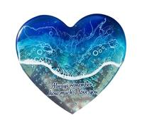 Pocket Hugs - Modello blu a forma di cuore per amici, università, scuola, pensiero positivo, buona fortuna, regalo per compleanno, matrimonio, Natale, festa della mamma, San Valentino