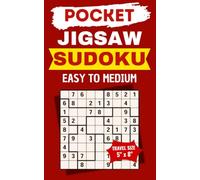 Pocket Jigsaw Sudoku: 180 Unique Puzzles with Irregular Regions | Easy to Medium Difficulty | Solutions Included | Travel Size 5 × 8 Inches