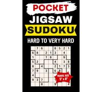 Pocket Jigsaw Sudoku: 180 Unique Puzzles with Irregular Regions | Hard to Very Hard Difficulty | Solutions Included | Travel Size 5×8 Inches