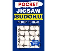 Pocket Jigsaw Sudoku: 180 Unique Puzzles with Irregular Regions | Medium to Hard Difficulty | Solutions Included | Travel Size 5 × 8 Inches