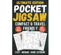 Pocket Jigsaw Sudoku Puzzle Book for Adults & Teens: Easy to Extreme Region-Based Puzzles in a Compact 4x6 Travel Format with Extra Variants and Solutions