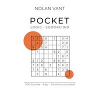 POCKET Logic - Sudoku 9x9: 200 Puzzles | Easy | Pocket Size | Solutions Included
