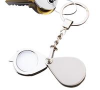 Pocket Magnifying Glass - Small Folding Magnifying Glass With Keyring | Portable Elderly Eye | Mini Pocket Magnifier Pockets Magnifier for Reading Science | Jewelry Rocks Coins Watches