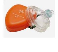 P.B. PHARMA Srl MASCHERINA PER RIANIMAZIONE POCKET MASK CON BORDO PNEUMATICO PER LA RIANIMAZIONE BOCCA A BOCCA CON VALVOLA UNIDIREZIONALE E ATTACCO PER LA CONNESSIONE DELL'OSSIGENO